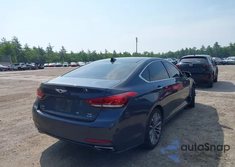 2017 Genesis G80 3.8 из США, поврежденный, VIN KMHGN4JE5HU180805